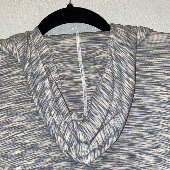 Columbia Size Medium Gray White Cowl Neck Space Dye Pullover Hoodie: 4175 - Picture 5 of 10